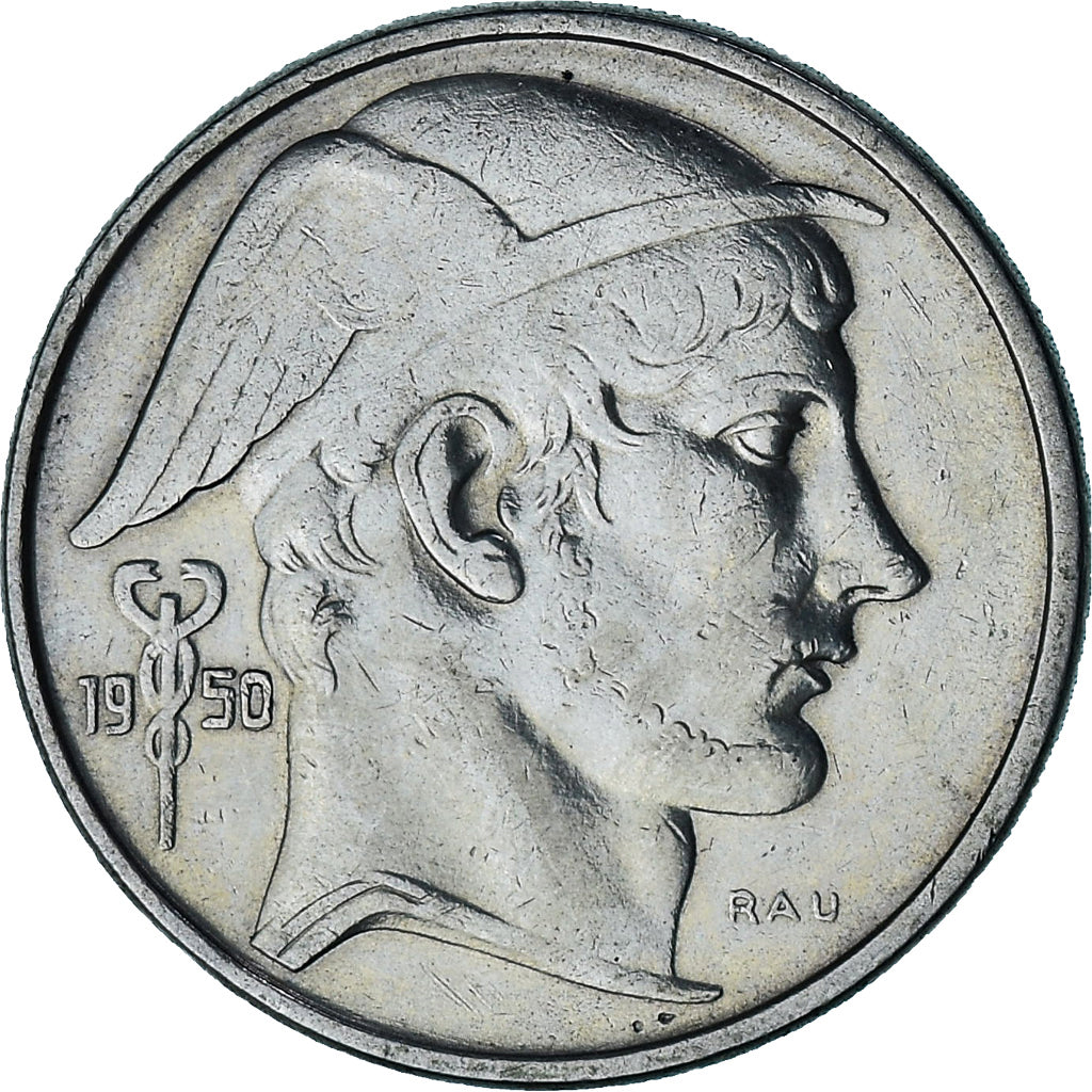 Coin, Belgium, Régence Prince Charles, 50 Francs, 50 Frank, 1950, EF(40-45)
