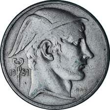 Coin, Belgium, Régence Prince Charles, 50 Francs, 50 Frank, 1951, EF(40-45)