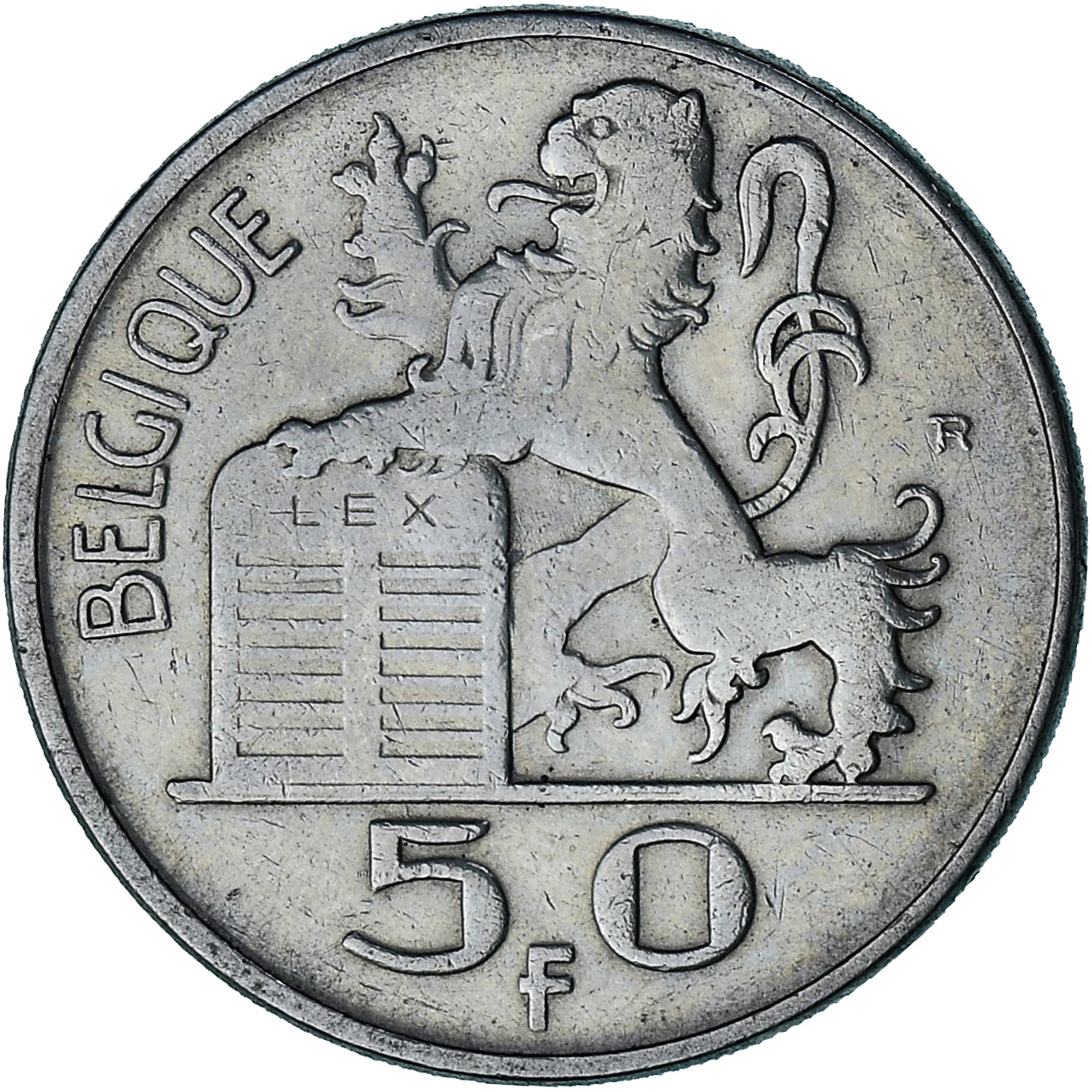 Münze, Belgien, Régence Prince Charles, 50 Francs, 50 Frank, 1951, SS, Silber