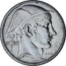 Coin, Belgium, Régence Prince Charles, 50 Francs, 50 Frank, 1951, EF(40-45)