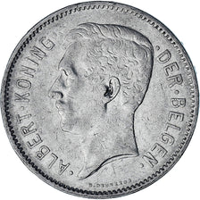 Moneda, Bélgica, Albert I, 5 Francs, 5 Frank, 1933, position b, MBC, Níquel