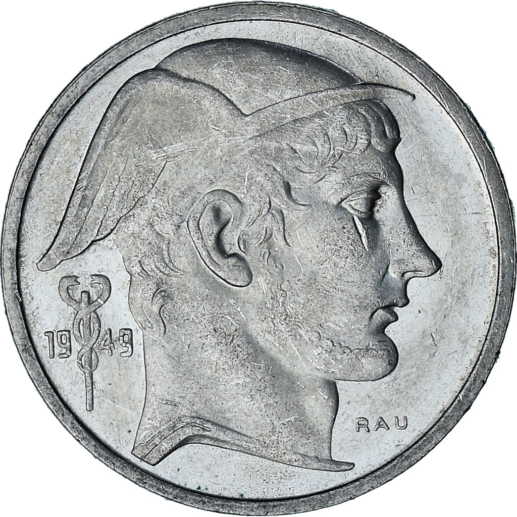 Moneta, Belgio, Régence Prince Charles, 50 Francs, 50 Frank, 1949, SPL-
