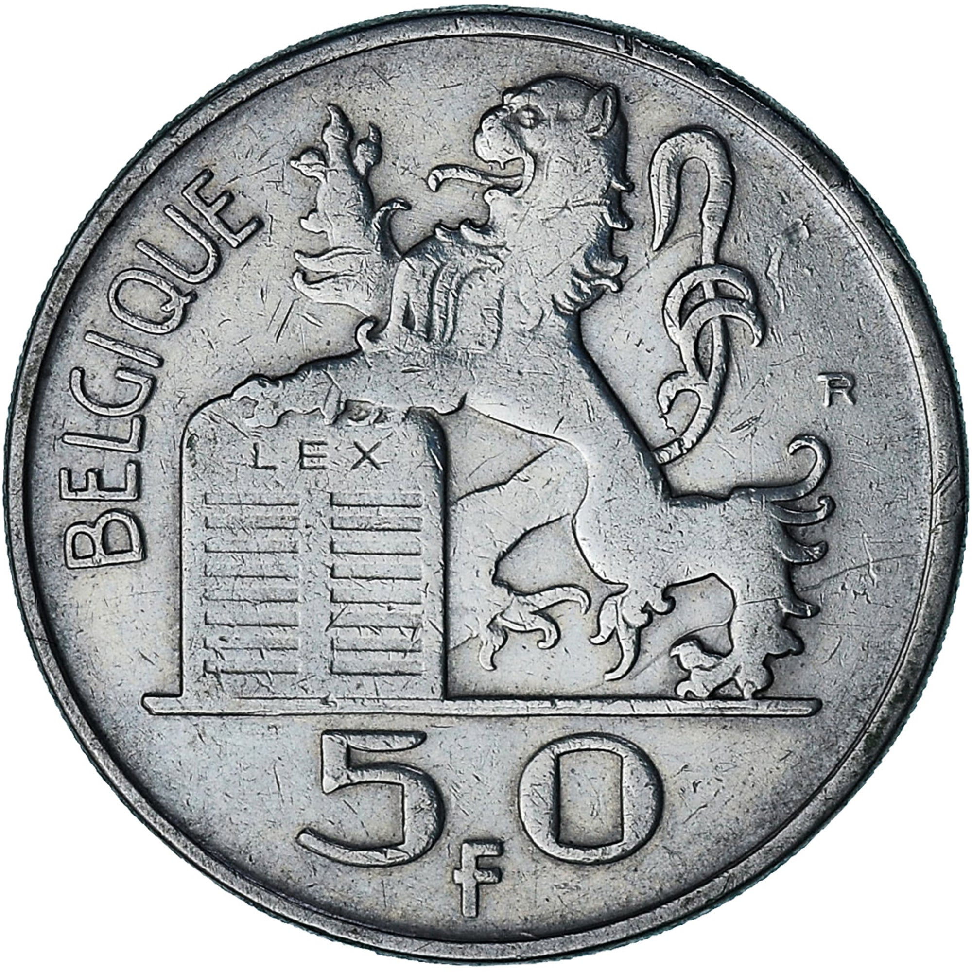 Coin, Belgium, Régence Prince Charles, 50 Francs, 50 Frank, 1949, EF(40-45)