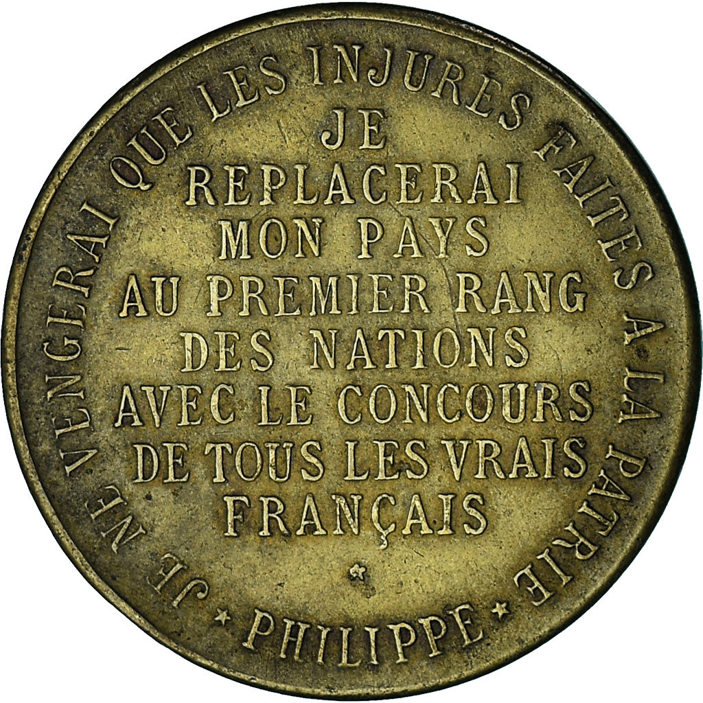 France, Token, Philippe Duc d'Orléans, 1900, EF(40-45), laiton