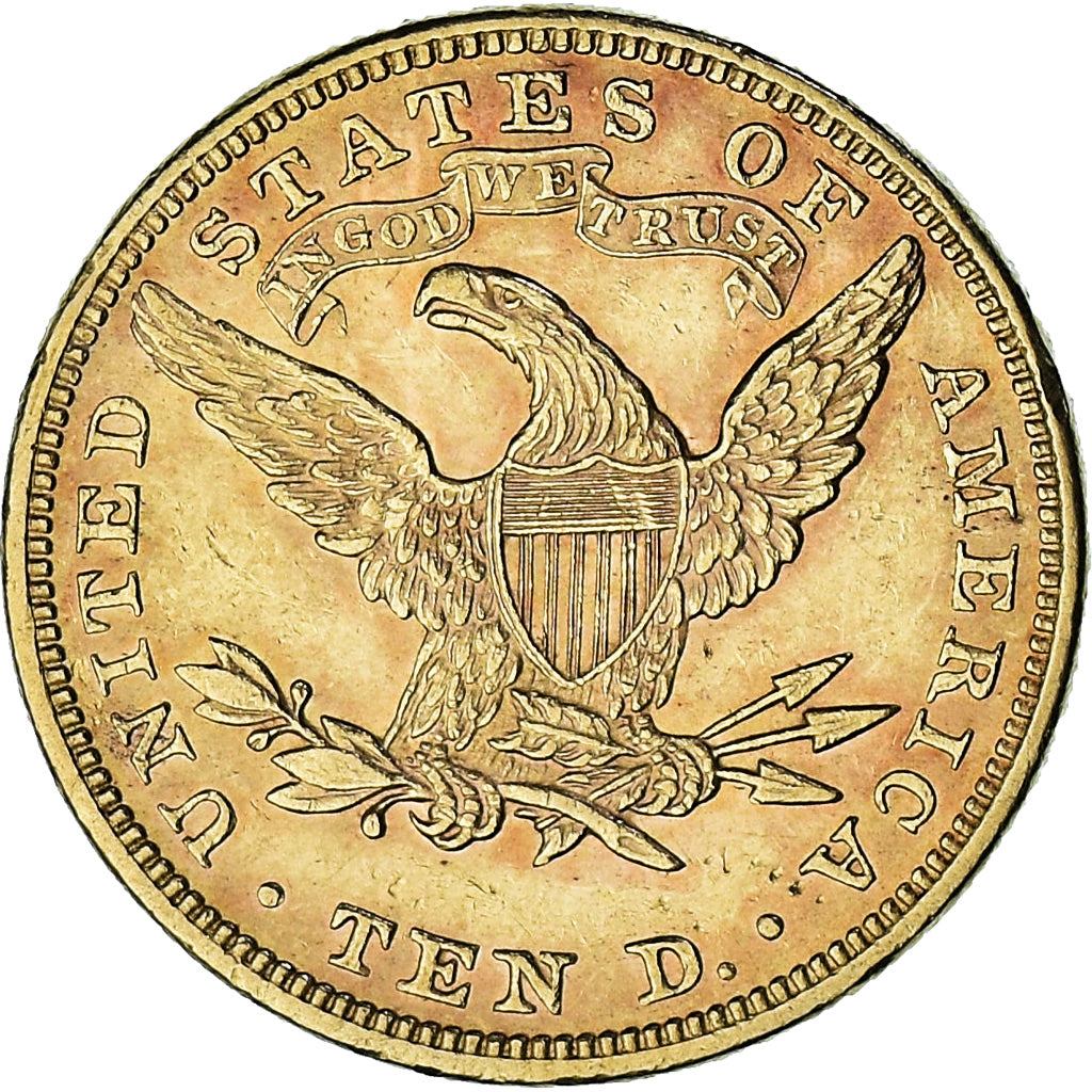 Monnaie, États-Unis, Coronet Head, 10 Dollars, 1898, Philadelphie, TTB+, Or