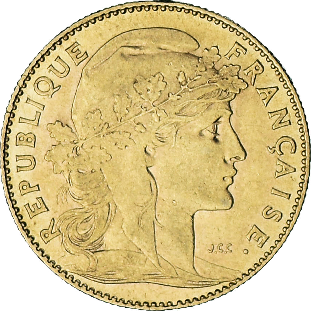Monnaie, France, Marianne, 10 Francs, 1900, Paris, TTB+, Or, Gadoury:1017