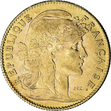 Coin, France, Marianne, 10 Francs, 1910, Paris, AU(50-53), Gold, KM:846