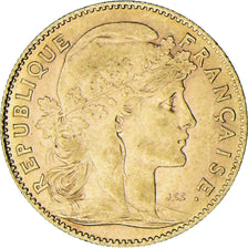 Coin, France, Marianne, 10 Francs, 1911, Paris, AU(50-53), Gold, KM:846
