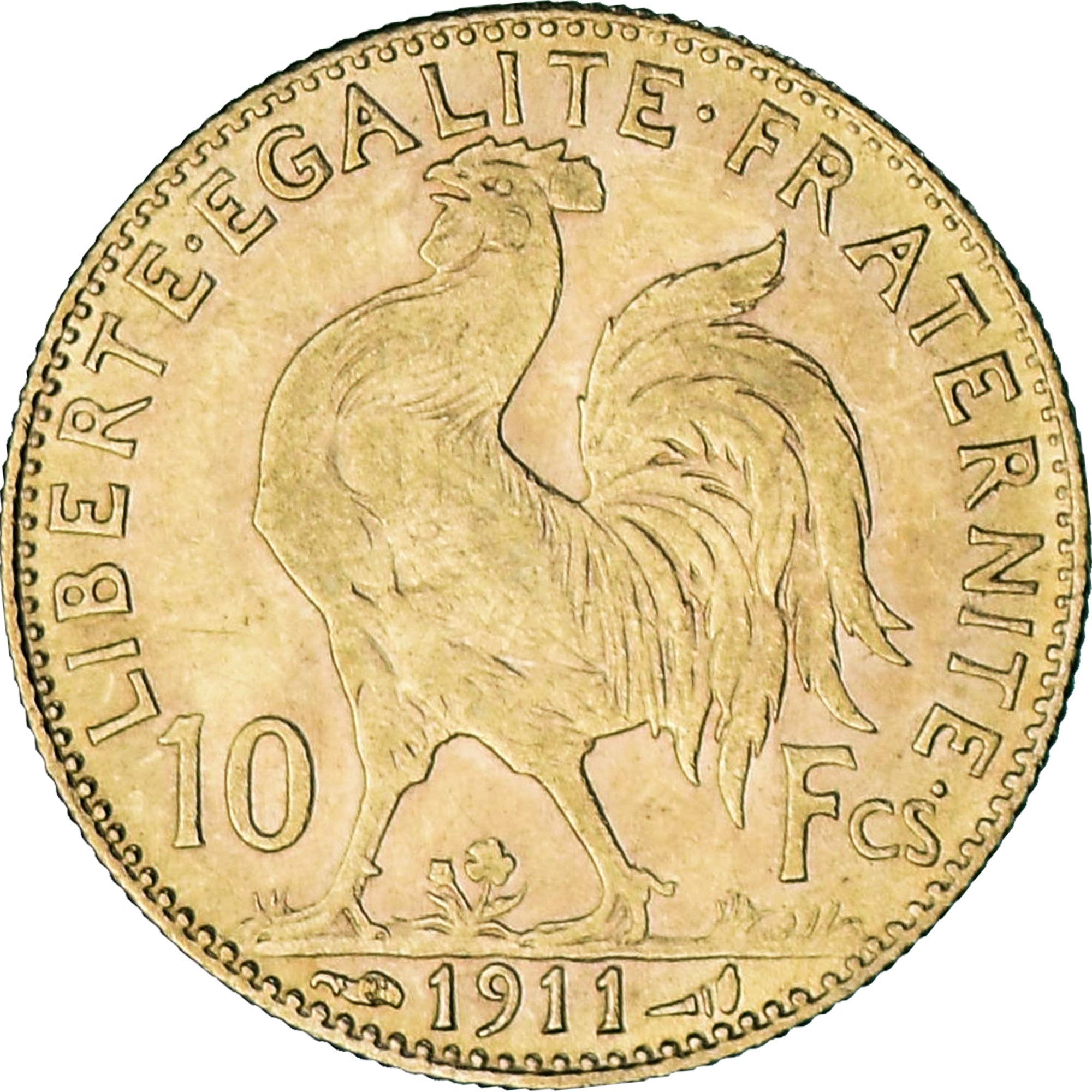 Coin, France, Marianne, 10 Francs, 1911, Paris, AU(50-53), Gold, KM:846