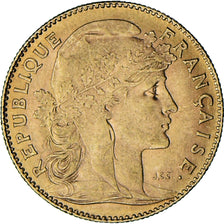 Moneta, Francia, Marianne, 10 Francs, 1912, Paris, BB+, Oro, KM:846
