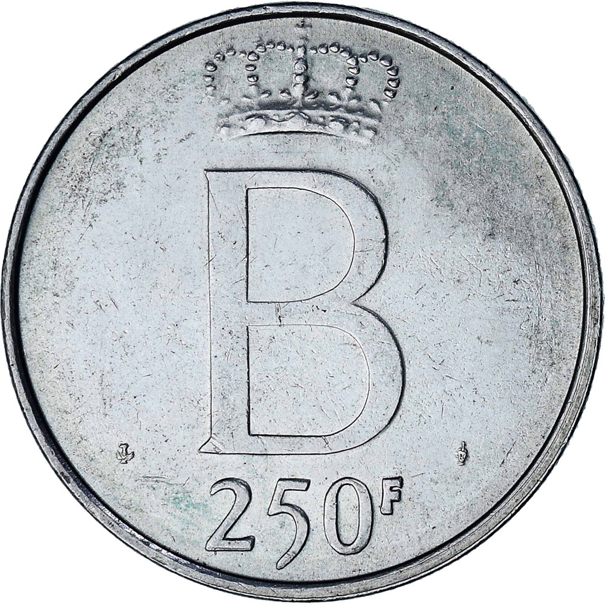 Coin, Belgium, Baudouin I, 250 Francs, 250 Frank, 1976, Brussels, AU(50-53)
