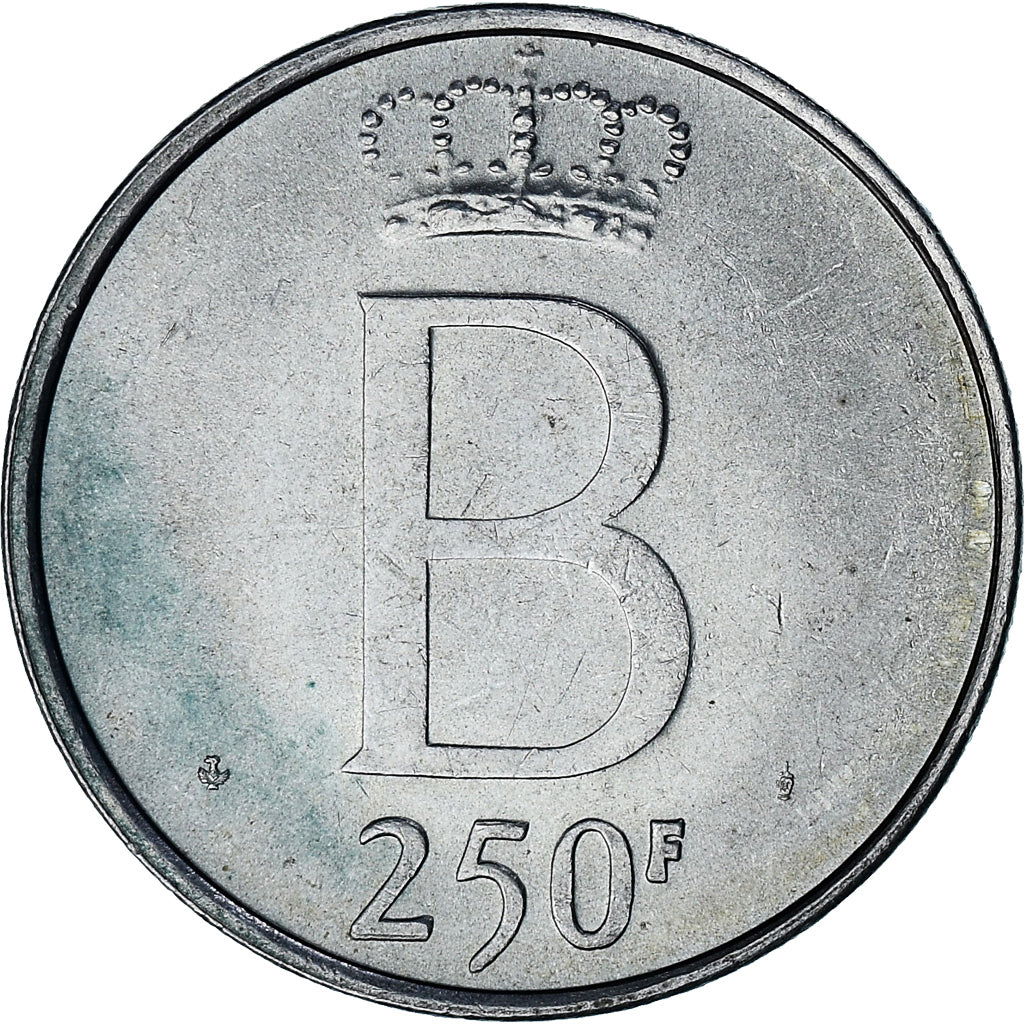 Coin, Belgium, Baudouin I, 250 Francs, 250 Frank, 1976, Brussels, AU(50-53)