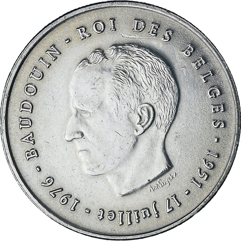 Coin, Belgium, Baudouin I, 250 Francs, 250 Frank, 1976, Brussels, AU(50-53)