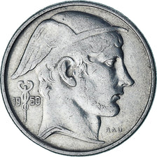 Moneta, Belgio, Régence Prince Charles, 50 Francs, 50 Frank, 1950, BB, Argento