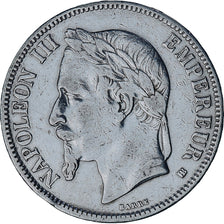 Coin, France, Napoleon III, 5 Francs, 1868, Strasbourg, EF(40-45), Silver