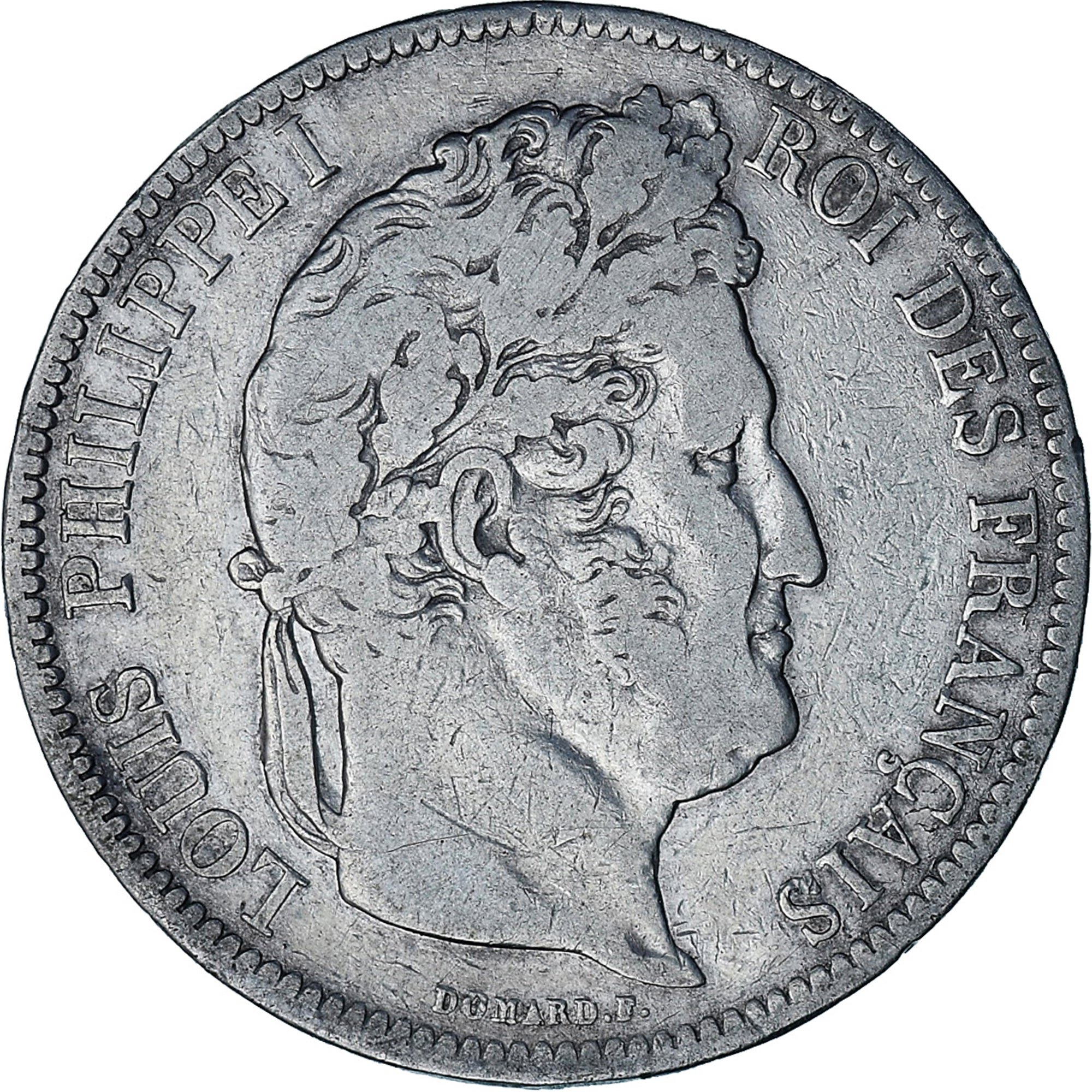 Coin, France, Louis-Philippe, 5 Francs, 1841, Lille, VF(30-35), Silver