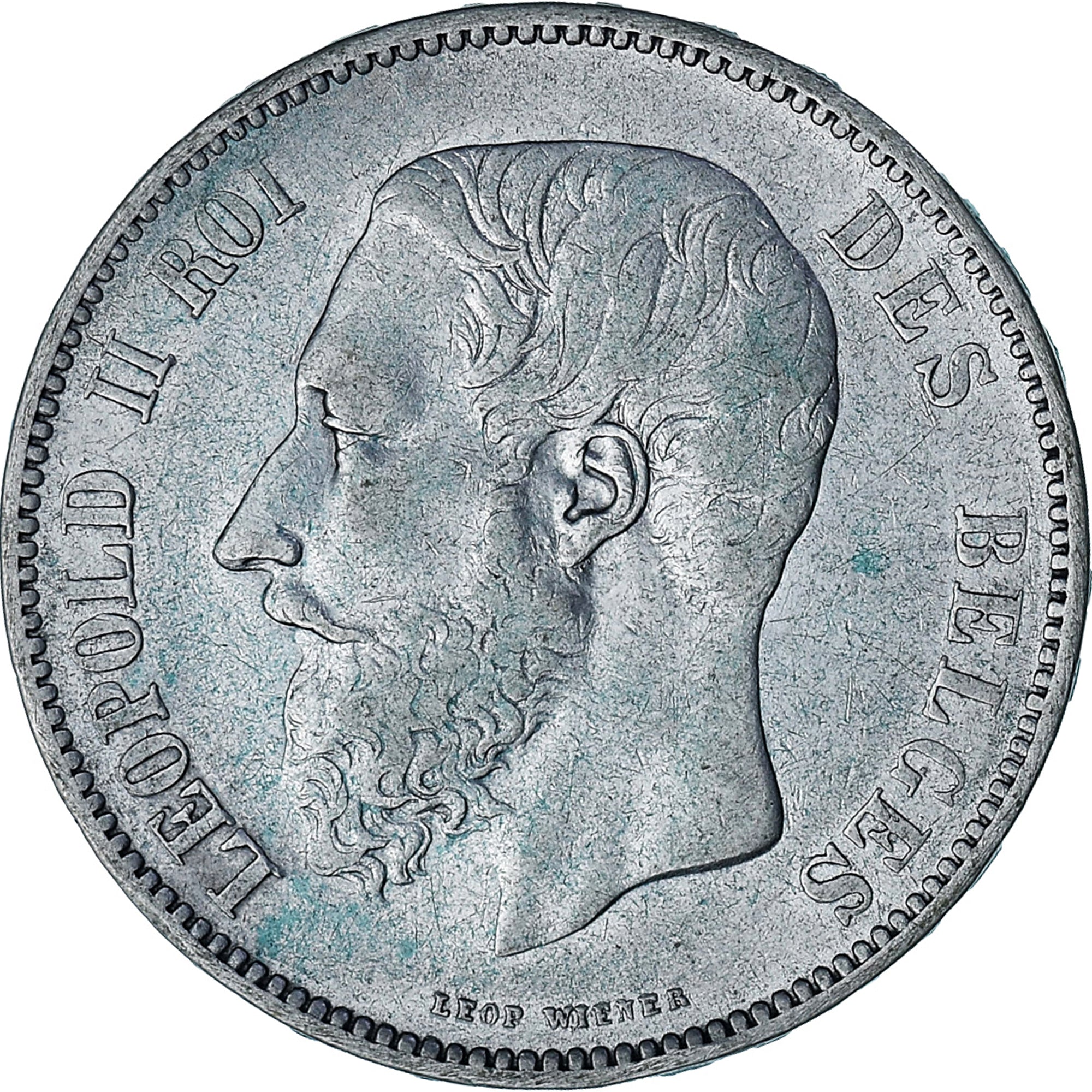 Monnaie, Belgique, Leopold II, 5 Francs, 5 Frank, 1867, TTB, Argent, KM:24