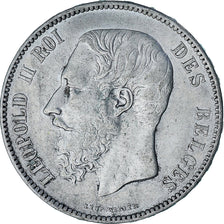 Monnaie, Belgique, Leopold II, 5 Francs, 5 Frank, 1867, TTB, Argent, KM:24
