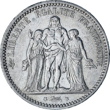 Monnaie, France, Hercule, 5 Francs, 1871, Bordeaux, TB+, Argent, Gadoury:745