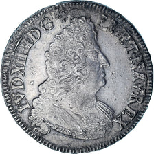 Coin, France, Louis XIV, 1/2 Ecu aux palmes, 1693, Paris, réformé, EF(40-45)