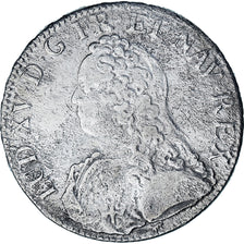 Coin, France, Louis XV, Ecu aux branches d'olivier, 1726, Paris, VF(30-35)