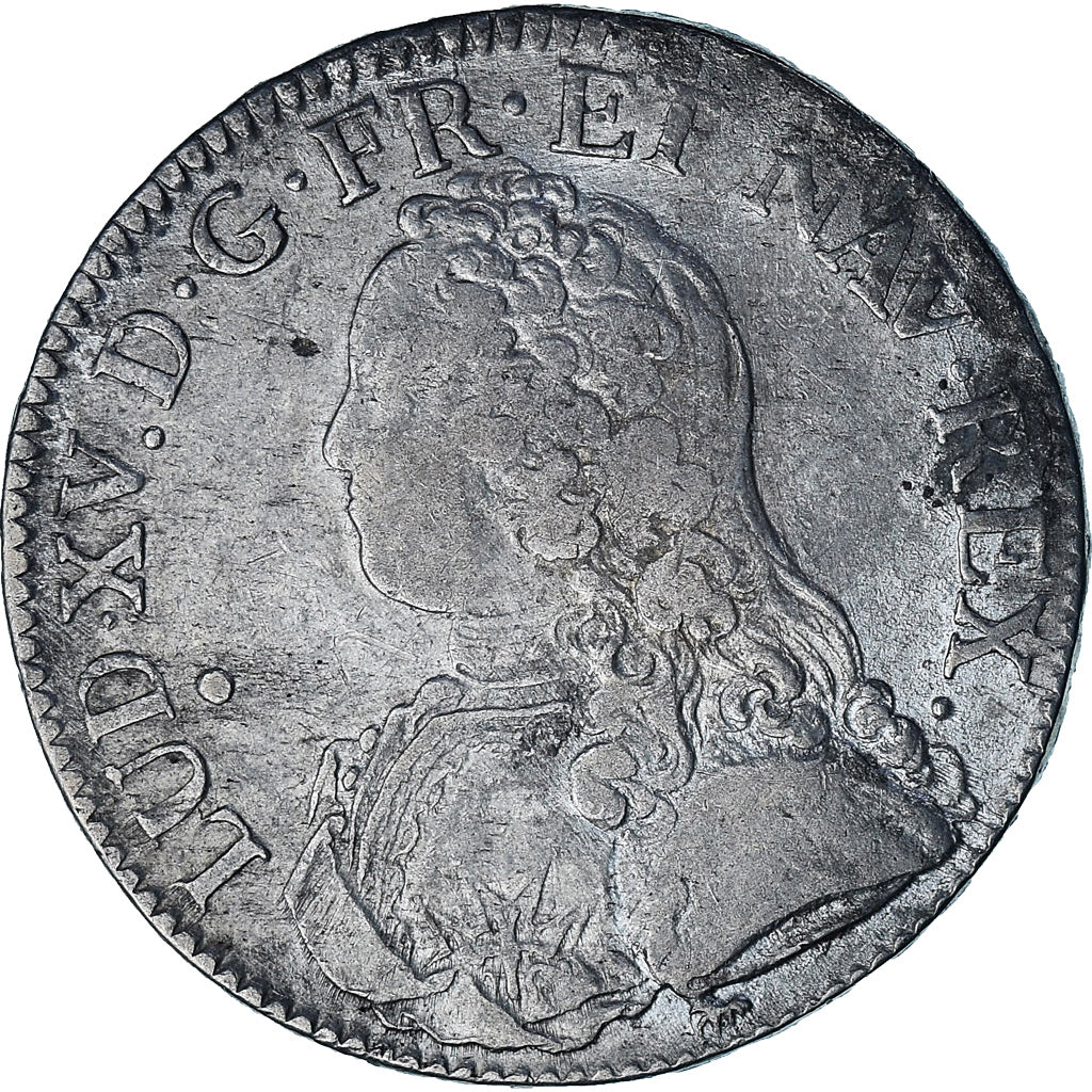 Munten, Frankrijk, Louis XV, Ecu aux branches d'olivier, 1736, Paris, 2éme