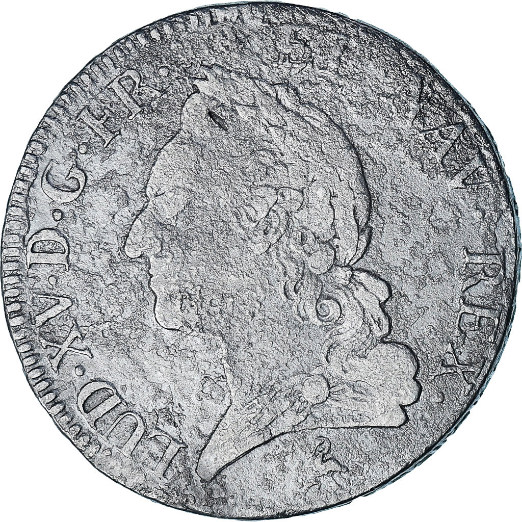 Munten, Frankrijk, Louis XV, Écu à la vieille tête, 1774, Paris, FR, Zilver