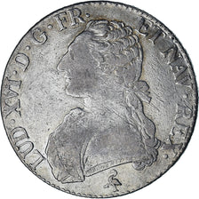 Moneta, Francia, Louis XVI, Ecu aux branches d'olivier, 1781, Paris, MB+