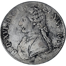 Moneta, Francja, Louis XVI, Ecu aux branches d'olivier, 1783, Paris, VF(30-35)
