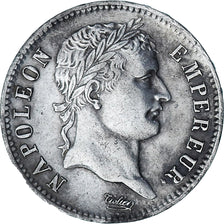 Coin, France, Napoléon I, Franc, 1808, La Rochelle, AU(50-53), Silver