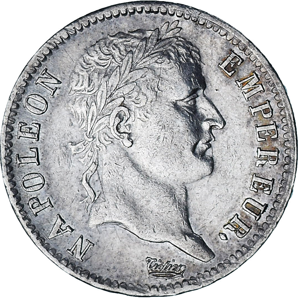 Monnaie, France, Napoléon I, Franc, 1808, Lille, TTB+, Argent, KM:682.14