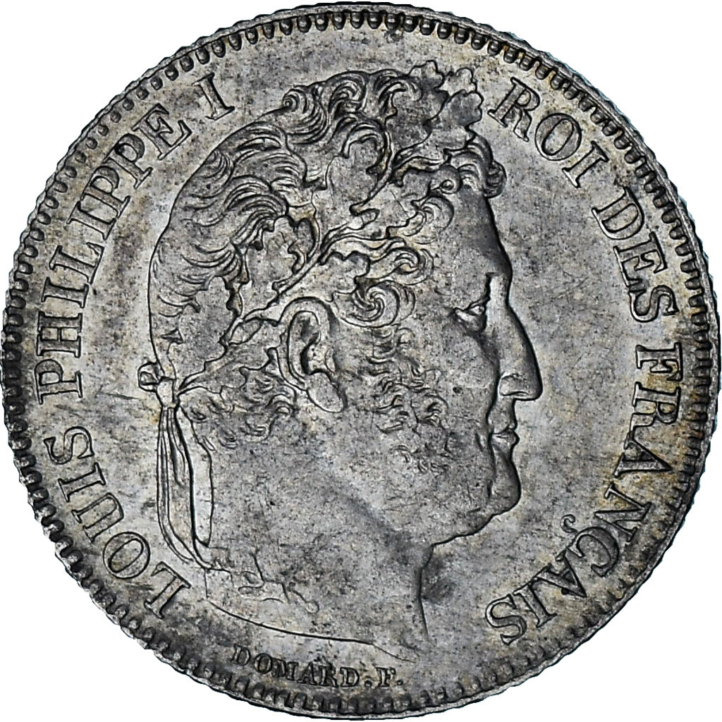 Moeda, França, Louis-Philippe, Franc, 1847, Paris, AU(50-53), Prata, KM:748.1
