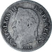 Moeda, França, Napoleon III, 20 Centimes, 1866, Bordeaux, VF(20-25), Prata