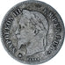Moneta, Francia, Napoleon III, 20 Centimes, 1866, Paris, MB, Argento, KM:805.1