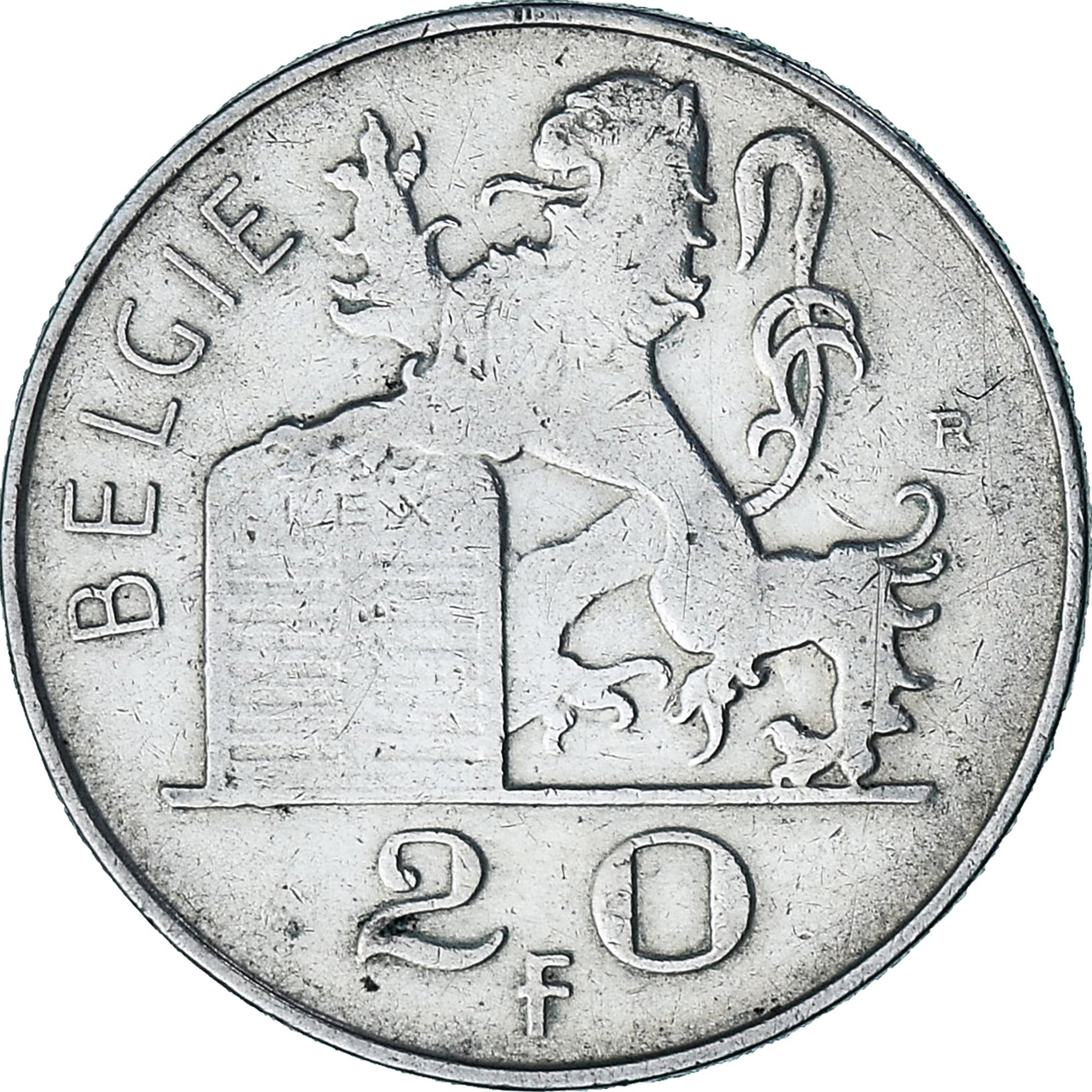 Monnaie, Belgique, Régence Prince Charles, 20 Francs, 20 Frank, 1951, TTB