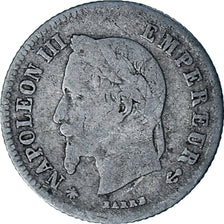 Monnaie, France, Napoleon III, 20 Centimes, 1866, Paris, TB+, Argent