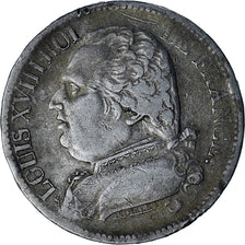 France, Louis XVIII, 5 Francs, Louis XVIII, 1815, Bayonne, Argent, TB+