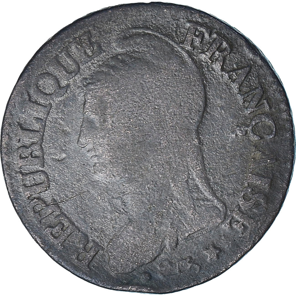 Coin, France, Dupré, 5 Centimes, AN 8, Lille, VF(20-25), Bronze, KM:640.11