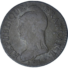 Moneta, Francja, Dupré, 5 Centimes, AN 8, Lille, VF(20-25), Brązowy
