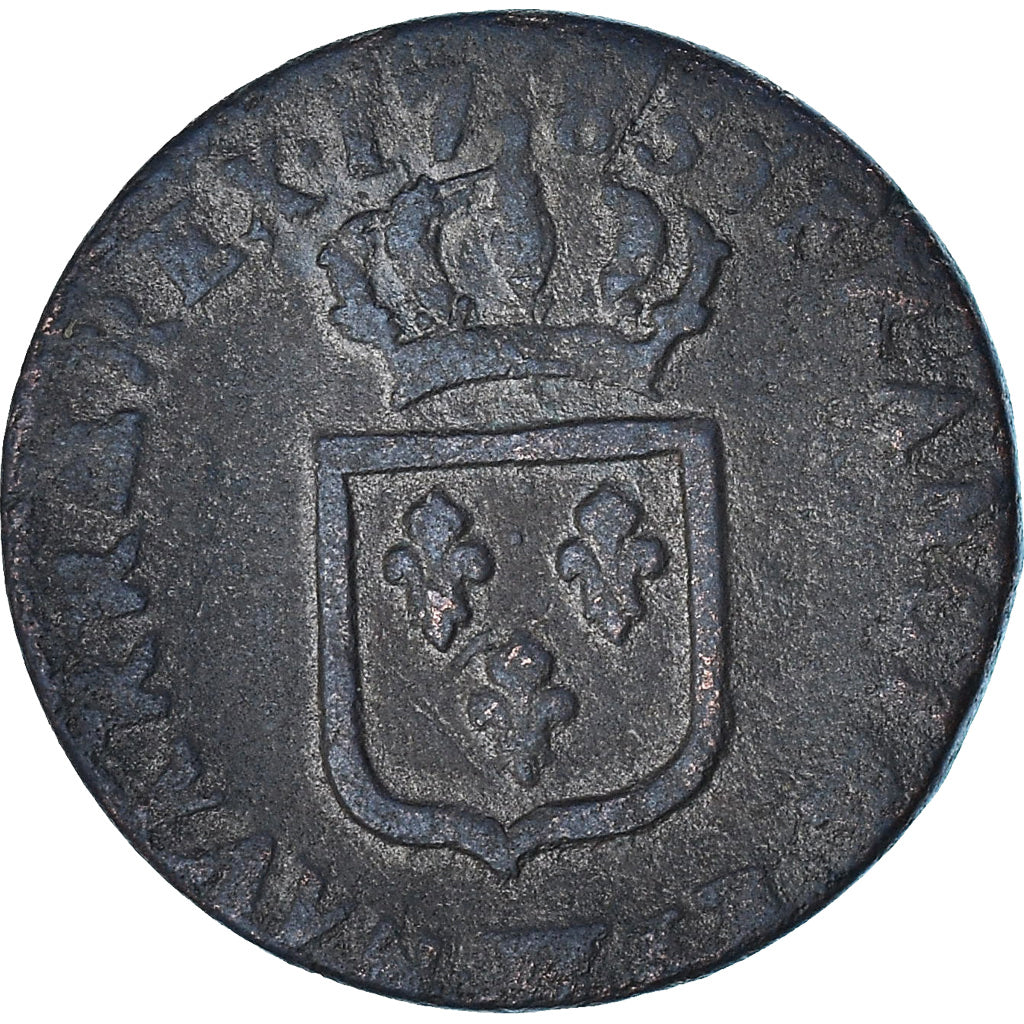 Münze, Frankreich, Louis XVI, Sol ou sou, Sol, 1783, Lille, S, Kupfer