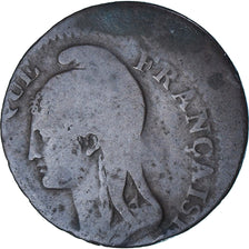 Coin, France, Dupré, 5 Centimes, AN 4, Paris, Frappe décentrée, VF(30-35)