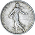 Coin, France, Semeuse, Franc, 1916, Paris, EF(40-45), Silver, KM:844.1