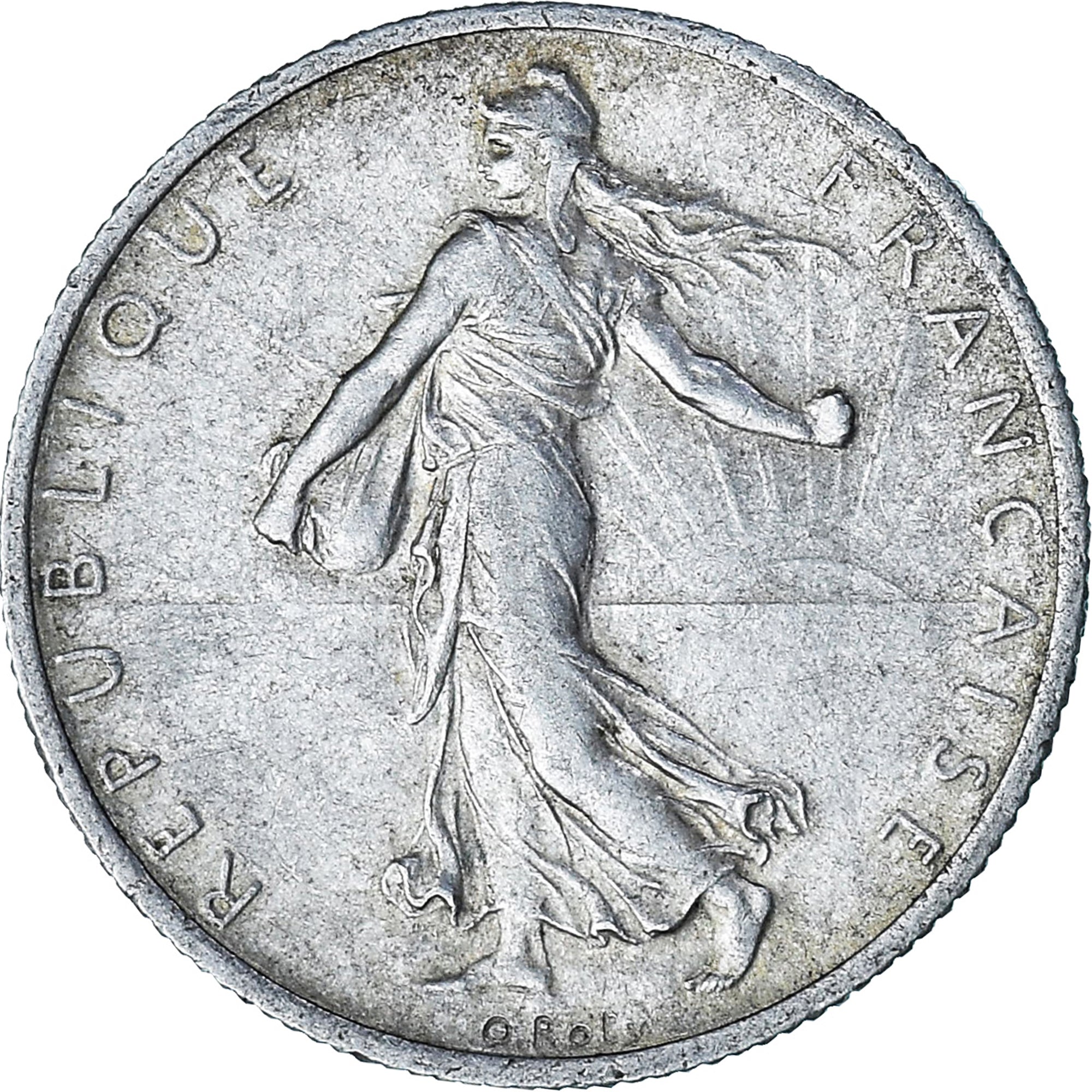Coin, France, Semeuse, 2 Francs, 1916, Paris, EF(40-45), Silver, KM:845.1