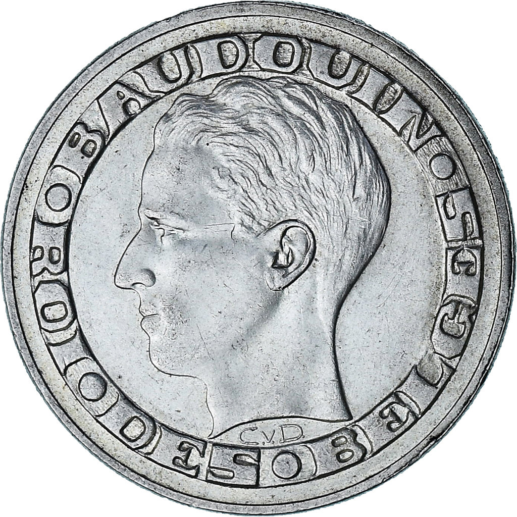 Moneta, Belgio, Baudouin I, 50 Francs, 50 Frank, 1958, SPL-, Argento, KM:150.1