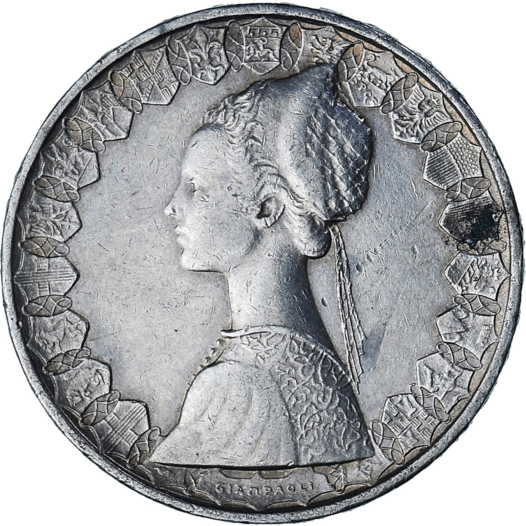 Coin, Italy, 500 Lire, 1958, Rome, EF(40-45), Silver, KM:98