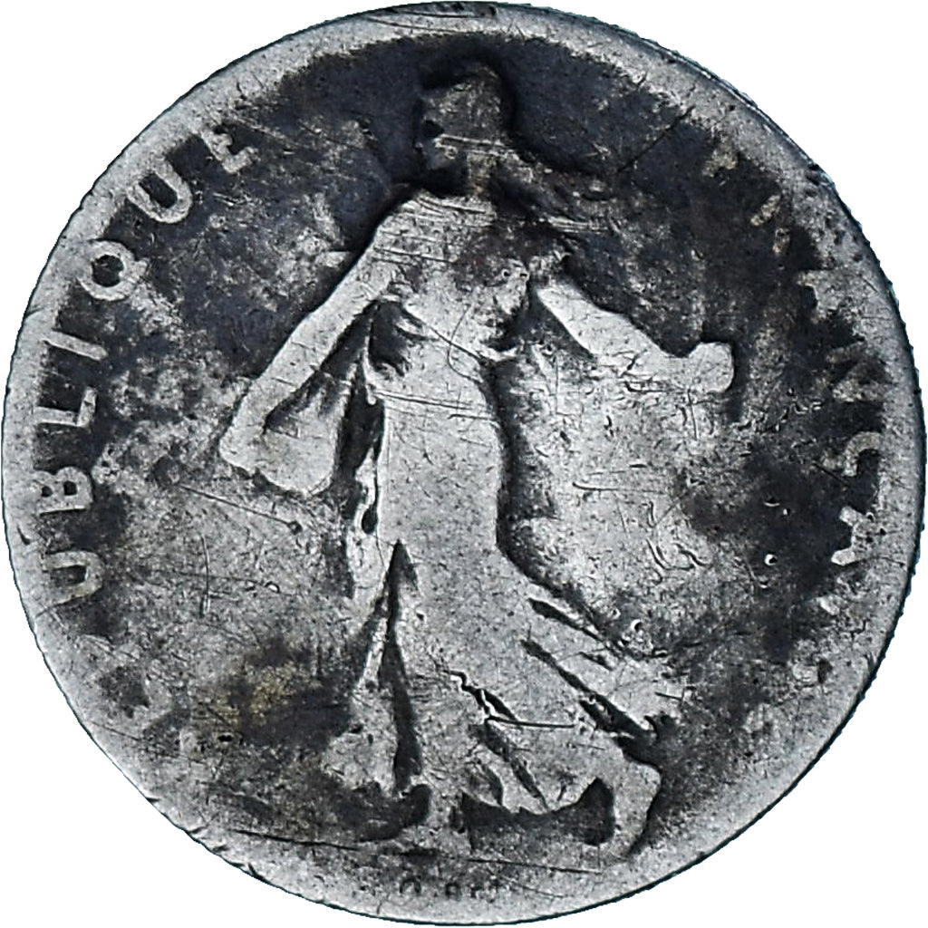 Coin, France, Semeuse, 50 Centimes, 1900, Paris, F(12-15), Silver, KM:854