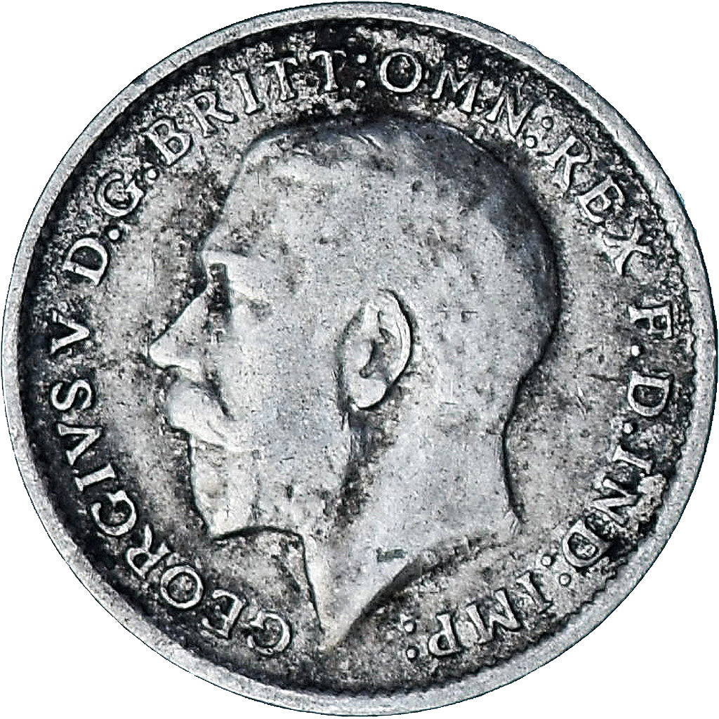 Coin, Great Britain, George V, 3 Pence, 1912, EF(40-45), Silver, KM:813