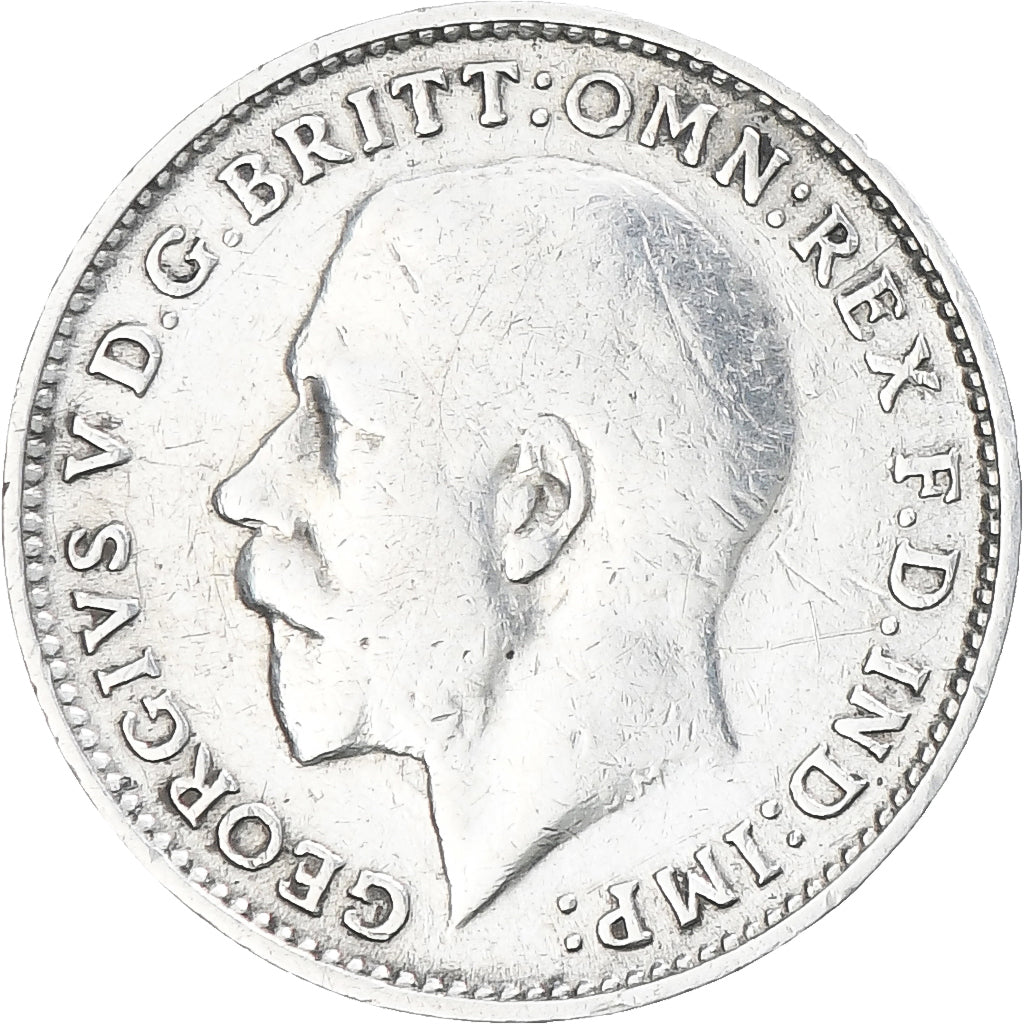 Monnaie, Grande-Bretagne, George V, 3 Pence, 1919, TTB, Argent, KM:813