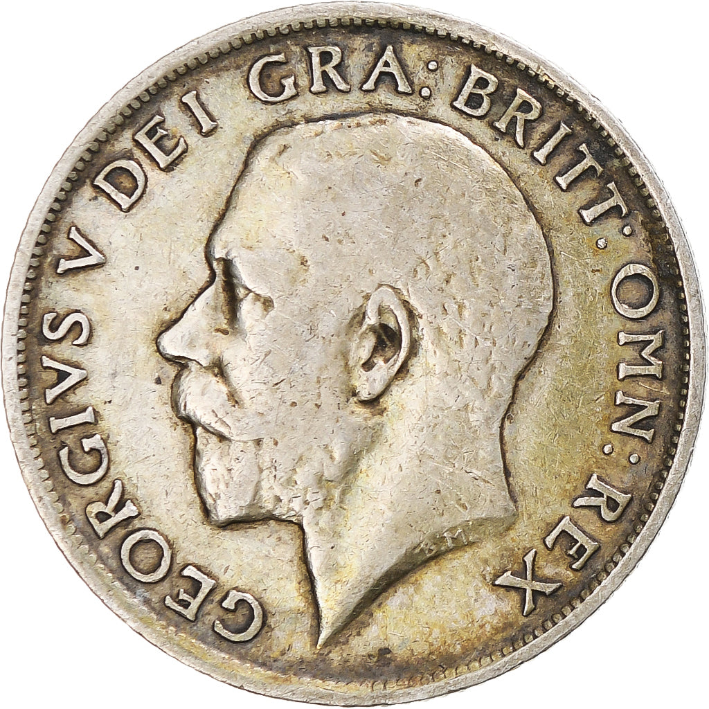 Coin, Great Britain, George V, Shilling, 1914, EF(40-45), Silver, KM:816