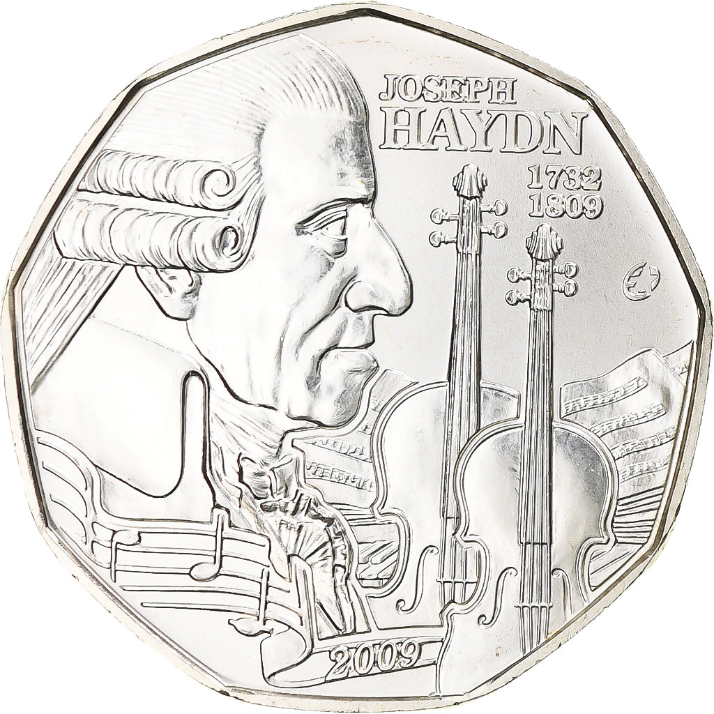 Austria, 5 Euro, 2009, MS(60-62), Silver, KM:3170